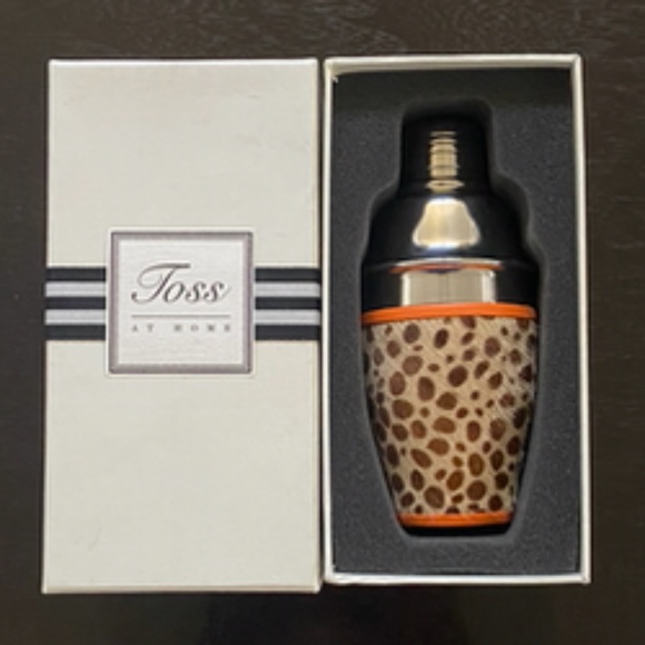 Art Boozel Cocktail Book + Toss Mini Cocktail Shaker, Leopard Pony - 8 Ounce - Picture 6 of 14
